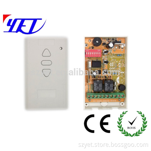 RF wireless receiver 433Mhz or 315mhz for garage door /barrier gate
